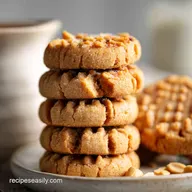 Quick 3 Ingredient Peanut Butter Cookies