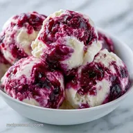 Blueberry Cheesecake Ice Cream for 16