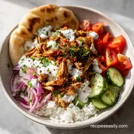Chicken Gyro Bowls Recipe for 4 Servings