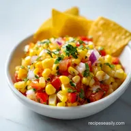 Corn Salsa Recipe from Chipotle in 10 Minutes