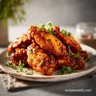 Football Party Food Idea with Buffalo Chicken Wings