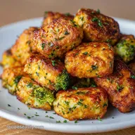 Sweet Potato Tots with Broccoli