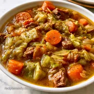 Cabbage Soup with Ground Beef for 6