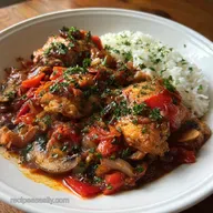 Easy Chicken Cacciatore Dinner in 30 Minutes