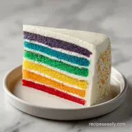 Rainbow Cake From Scratch: Soft Crumb