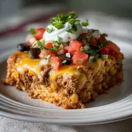 Mexican Layered Casserole Ready in 50 Minutes