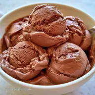 Chocolate Ice Cream with Condensed Milk