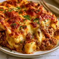 Potato Casserole Ground Beef for 6
