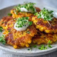Potato Corn Fritters for 4 Servings