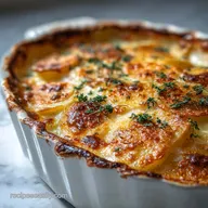 Potatoes Dauphinoise with Milk for 8 Servings