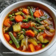 Quick Vegetable Soup for Lunch in 20 Minutes