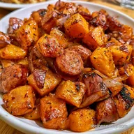 Sheet Pan Butternut Squash with Sausage