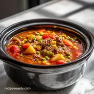 Crock Pot Recipe with Beef for 7 Servings Slow-Cooked Tender