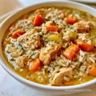 Slow Cooker Chicken and Rice Soup for 6