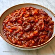 Vegetarian Crock Pot Chili for 9 Servings
