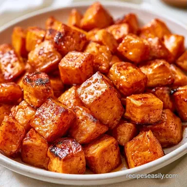 Air Fryer Sweet Potatoes in 20 Minutes Recipe Card