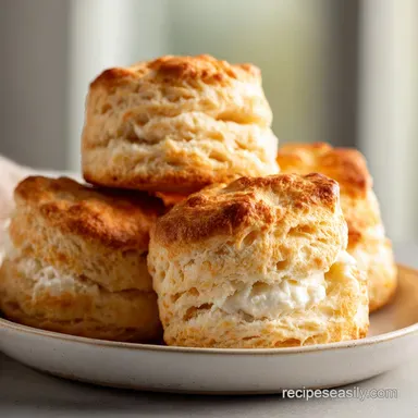 Angel Biscuits for 20 Servings: Fluffy Recipe Card