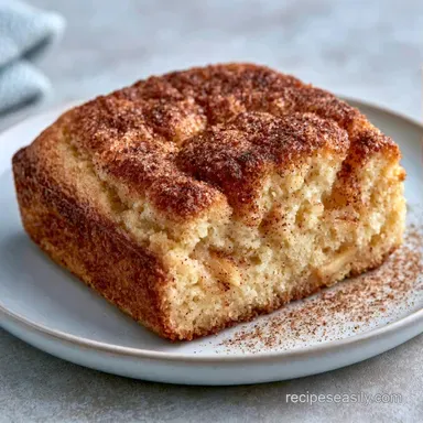 Apple Cinnamon Snack Cake in 50 Minutes Recipe Card