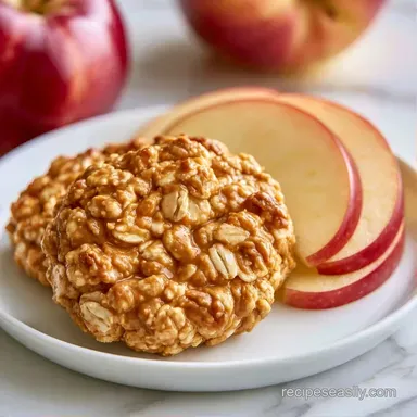 Apple Peanut Butter Bites Meal Prep Recipe Card