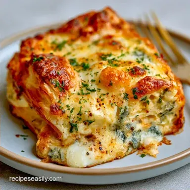 Baked Eggs Napoleon with Brie in 95 Min