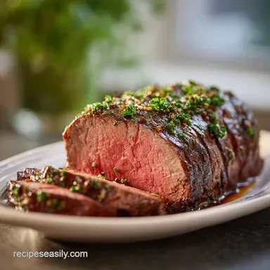 Beef Tenderloin Roast Recipe: Roasted to Perfection Recipe Card