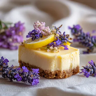 The Best Lemon Lavender Cheesecake: No-Bake Recipe