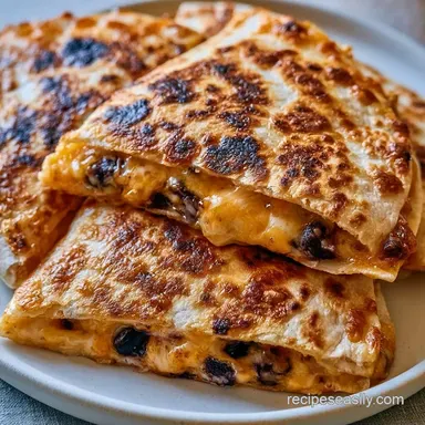 Black Bean Quesadilla in 20 Minutes