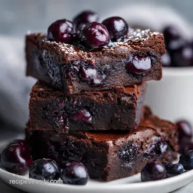 Blueberry Brownies Recipe in 45 Minutes