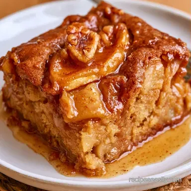 Brown Butter Apple Blondies in 60 Minutes Recipe Card