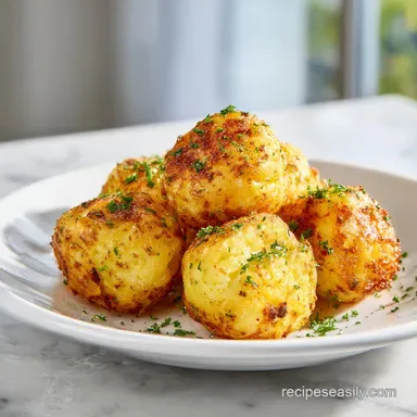 Cheesy Mashed Potato Puffs Recipe in 35 Min Recipe Card