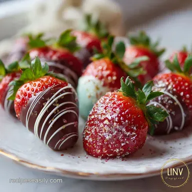 Chocolate Covered Strawberries Recipe for 20 Servings Recipe Card