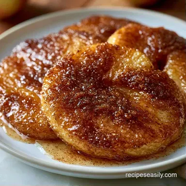 Cinnamon Apple Slices in 15 Minutes Recipe Card