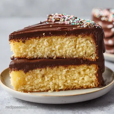 Best Yellow Cake Recipe for 16 Servings with Silky Finish