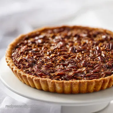 Pecan Pie Recipe: Silky and Golden Recipe Card