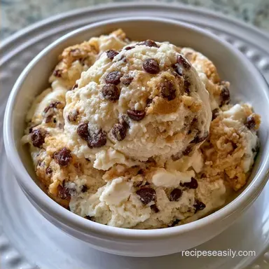 Cookie Dough Ice Cream for 10 Servings