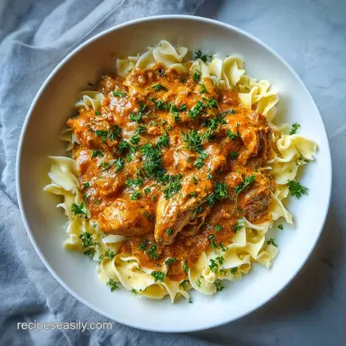 Cozy Chicken Paprikash Recipe for 7 Servings