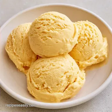 Banana Ice Cream with Condensed Milk