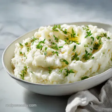 Mashed Potatoes Recipe: Cream Cheese Edition Recipe Card