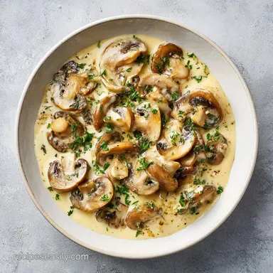 Silky Mushroom Sauce in 20 Minutes for Savory Steak and Pasta Recipe Card