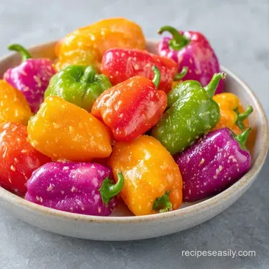 Stuffed Mini Peppers with Cream Cheese Recipe Card