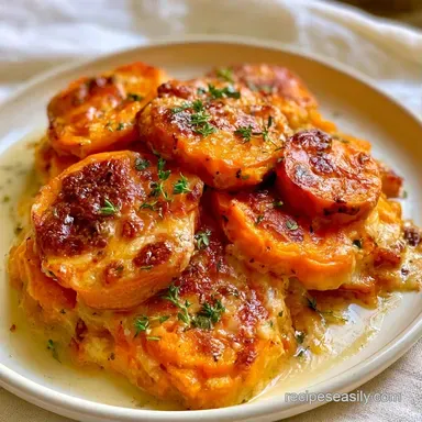 Sweet Potato Gratin with Gruyere Recipe Card