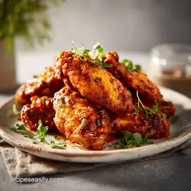 Football Party Food Idea with Buffalo Chicken Wings