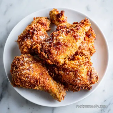 Oven Fried Chicken with Buttermilk Brine for 4 Servings