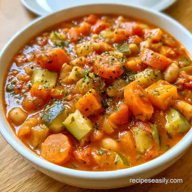 Crock Pot Minestrone for 12 Servings