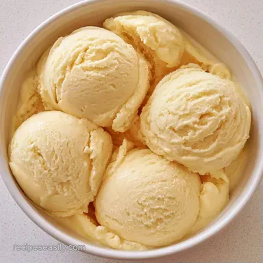 Custard Ice Cream Base in 30 Minutes Recipe Card