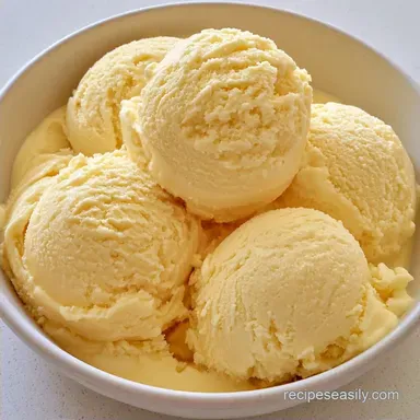 Custard Ice Cream Base in 30 Minutes