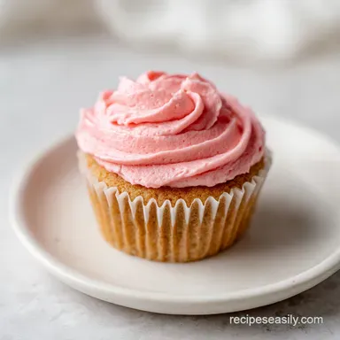 Cute Simple Valentine s Cupcake Recipe for 12 Recipe Card