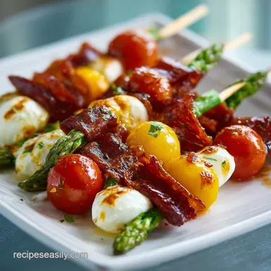 Easy Antipasto Skewers in 15 Minutes