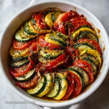 Easy Baked Ratatouille Dinner: 80 Min Total
