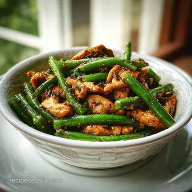 Easy Chicken Green Bean StirFry in 25 Minutes